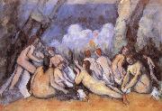Paul Cezanne Ibe large batbers France oil painting artist